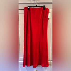 a new day Vibrant Red Maxi Skirt